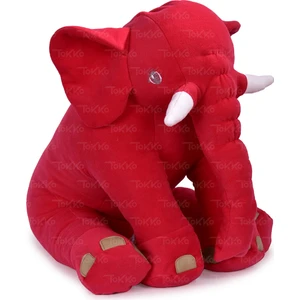 Xl Dev Boy 60 cm Fil Uyku Arkadaşım- Uyku Fili- Peluş Yumuşak Fil- Oturma Desteği Bebek Fili Fuşya
