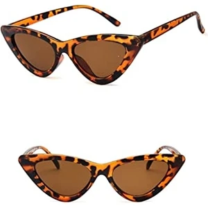 Vip Aksesuar Cat Eye Leopar Desenli Güneş Gözlüğü