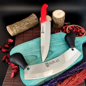 Şef Bıçağı Kıyma Bıçağı 2 Parça Set