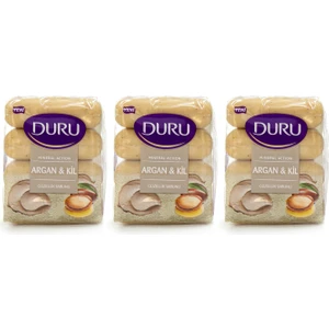 Mineral Action Argan & Kil 4'lü Güzellik Sabunu 280 gr x 3 Adet