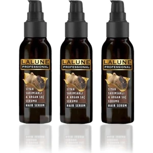 Lalune Professional Siyah Sarımsaklı Argan Saç Serumu 3'lü