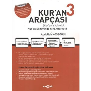 Akçağ Yayınları Kur'an Arapçası 3. Kitap + Çözüm Kitabı