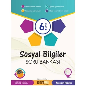 Eğitimpark 6.sınıf Sosyal Bilgiler Soru Bankası (27,00 Tl Iadesiz)