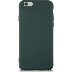 Case World Caseworld Apple iPhone 6s Kapak Içi Kadife Lansman Silikon Kılıf - Yeşil