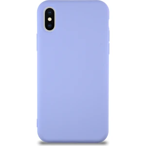 Case World Caseworld Apple iPhone x Kapak Içi Kadife Lansman Silikon Kılıf - Lila