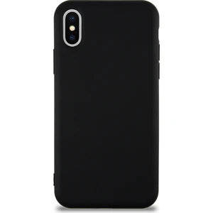 Case World Caseworld Apple iPhone x Kapak Içi Kadife Lansman Silikon Kılıf - Siyah