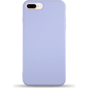 Case World Caseworld Apple iPhone 8 Plus Kapak Içi Kadife Lansman Silikon Kılıf - Lila