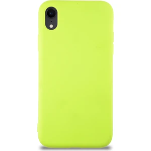 Case World Caseworld Apple iPhone Xr Kapak Içi Kadife Lansman Silikon Kılıf - Neon Yeşil