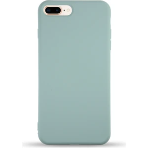 Case World Caseworld Apple iPhone 8 Plus Kapak Içi Kadife Lansman Silikon Kılıf - Turkuaz