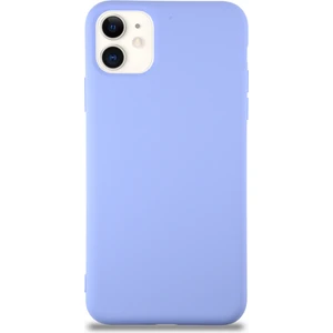 Case World Caseworld Apple iPhone 11 Kapak Içi Kadife Lansman Silikon Kılıf - Lila