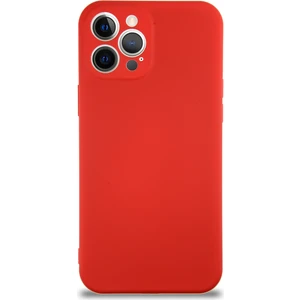 Case World Caseworld Apple iPhone 12 Pro Kapak Içi Kadife Lansman Silikon Kılıf - Kırmızı