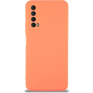 Case World Caseworld Huawei P Smart 2021 Kapak Içi Kadife Kamera Korumalı Lansman Silikon Kılıf - Turuncu