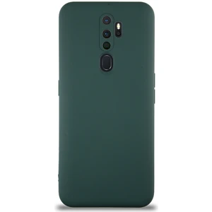 Case World Caseworld Oppo A5 2020 Kapak Içi Kadife Kamera Korumalı Lansman Silikon Kılıf - Yeşil