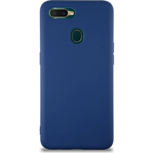 Case World Caseworld Oppo A5S Kapak Içi Kadife Lansman Silikon Kılıf - Lacivert
