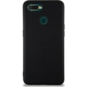 Case World Caseworld Oppo A5S Kapak Içi Kadife Lansman Silikon Kılıf - Siyah