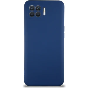 Case World Caseworld Oppo Reno 4 Lite Kapak Içi Kadife Kamera Korumalı Lansman Silikon Kılıf - Lacivert
