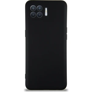 Case World Caseworld Oppo Reno 4 Lite Kapak Içi Kadife Kamera Korumalı Lansman Silikon Kılıf - Siyah