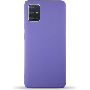 Case World Caseworld Samsung Galaxy A71 Kapak Içi Kadife Lansman Silikon Kılıf - Mor