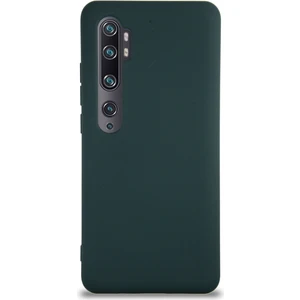 Case World Caseworld Xiaomi Mi Note 10 Pro Kapak Içi Kadife Lansman Silikon Kılıf - Yeşil