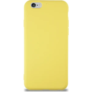 Case World Caseworld Apple iPhone 6s Kapak Içi Kadife Lansman Silikon Kılıf - Sarı