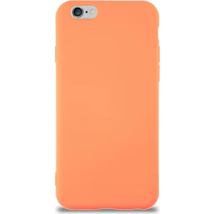 Case World Caseworld Apple iPhone 6s Kapak Içi Kadife Lansman Silikon Kılıf - Turuncu