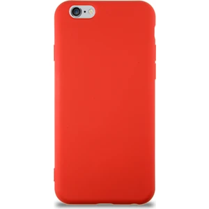 Case World Caseworld Apple iPhone 6s Kapak Içi Kadife Lansman Silikon Kılıf - Kırmızı