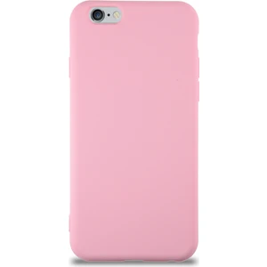 Case World Caseworld Apple iPhone 6s Kapak Içi Kadife Lansman Silikon Kılıf - Pembe
