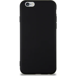 Case World Caseworld Apple iPhone 6s Kapak Içi Kadife Lansman Silikon Kılıf - Siyah