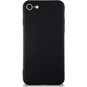 Case World Caseworld Apple iPhone Se 2020 Kapak Içi Kadife Kamera Korumalı Lansman Silikon Kılıf - Siyah