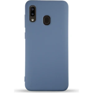 Case World Caseworld Samsung Galaxy A20 Kapak Içi Kadife Lansman Silikon Kılıf - Petrol Mavisi