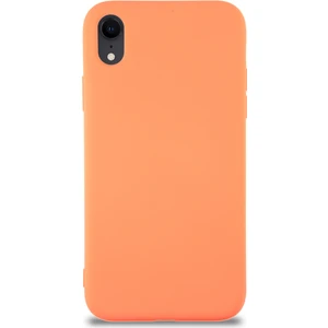 Case World Caseworld Apple iPhone Xr Kapak Içi Kadife Lansman Silikon Kılıf - Turuncu