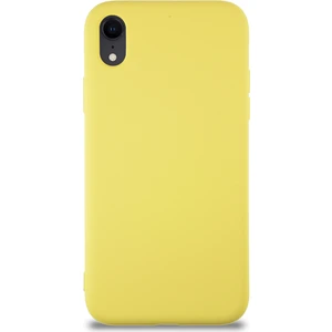Case World Caseworld Apple iPhone Xr Kapak Içi Kadife Lansman Silikon Kılıf - Sarı