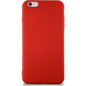 Case World Caseworld Apple iPhone 6s Plus Kapak Içi Kadife Lansman Silikon Kılıf - Kırmızı