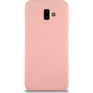 Case World Caseworld Samsung Galaxy J6 Plus Kapak Içi Kadife Lansman Silikon Kılıf - Pembe
