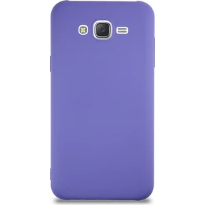 Case World Caseworld Samsung Galaxy J7 Kapak Içi Kadife Lansman Silikon Kılıf - Mor