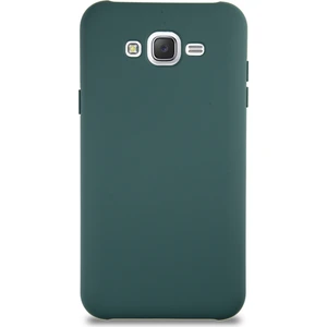 Case World Caseworld Samsung Galaxy J7 Core Kapak Içi Kadife Lansman Silikon Kılıf - Yeşil