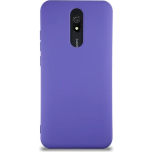 Case World Caseworld Xiaomi Redmi 8 Kapak Içi Kadife Lansman Silikon Kılıf - Mor