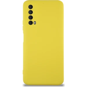 Case World Caseworld Huawei P Smart 2021 Kapak Içi Kadife Kamera Korumalı Lansman Silikon Kılıf - Sarı