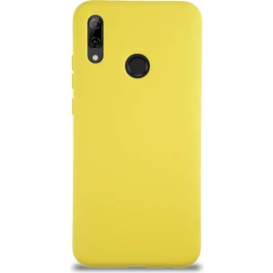 Case World Caseworld Huawei P Smart 2019 Kapak Içi Kadife Lansman Silikon Kılıf - Sarı