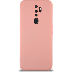 Case World Caseworld Oppo A5 2020 Kapak Içi Kadife Kamera Korumalı Lansman Silikon Kılıf - Pembe