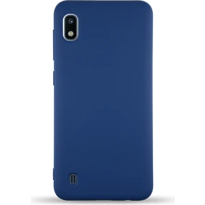 Case World Caseworld Samsung Galaxy A10 Kapak Içi Kadife Lansman Silikon Kılıf - Lacivert