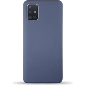 Case World Caseworld Samsung Galaxy A71 Kapak Içi Kadife Lansman Silikon Kılıf - Petrol Mavisi