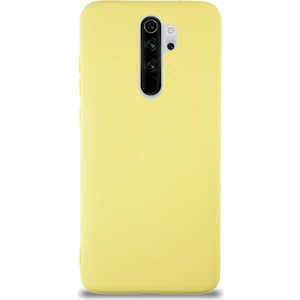 Case World Caseworld Xiaomi Redmi Note 8 Pro Kapak Içi Kadife Lansman Silikon Kılıf - Sarı