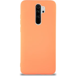 Case World Caseworld Xiaomi Redmi Note 8 Pro Kapak Içi Kadife Lansman Silikon Kılıf - Turuncu