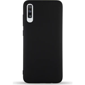 Case World Caseworld Samsung Galaxy A70 Kapak Içi Kadife Lansman Silikon Kılıf - Siyah