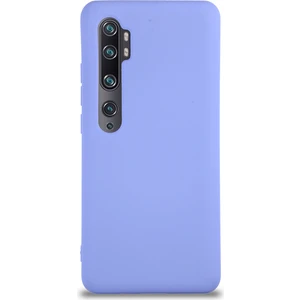 Case World Caseworld Xiaomi Mi Note 10 Pro Kapak Içi Kadife Lansman Silikon Kılıf - Lila