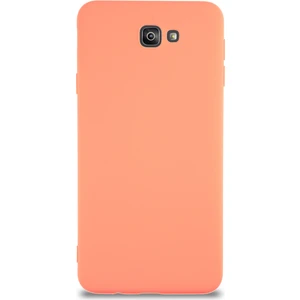 Case World Caseworld Samsung Galaxy J7 Prime 2 Kapak Içi Kadife Lansman Silikon Kılıf - Turuncu