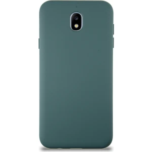 Case World Caseworld Samsung Galaxy J7 Pro Kapak Içi Kadife Lansman Silikon Kılıf - Yeşil