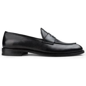 Deri Siyah Klasik Erkek Loafer