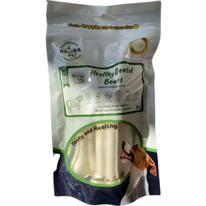 Natura Pet Eco Natura Pet Healty Dental Bones Beyaz Press Kemik 9cm 3*lü 180GR